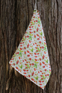 Linen Tea Towel Wild Strawberries