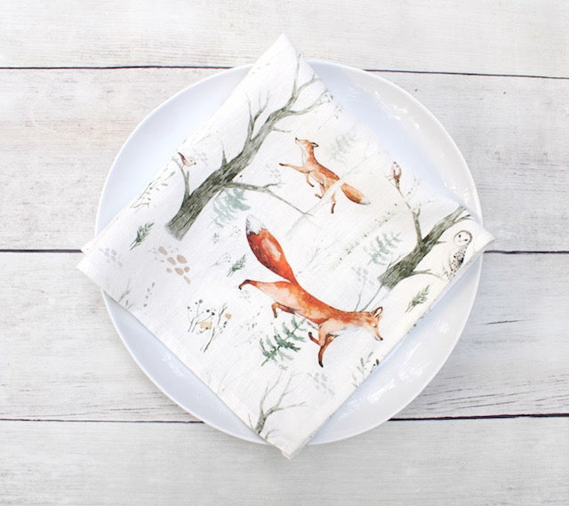 Linen napkin Magical Forest