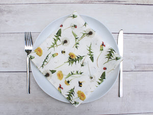 Linen napkin Dandelion Bloom