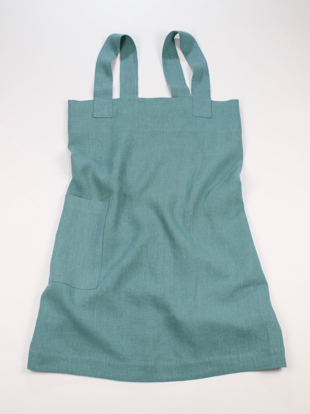 Linen cross back apron Waterfall Sale