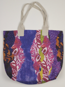 Linen Handbag Print inspired by Giovanni Giacometti "Spring in the Mountains"