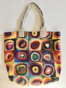 Linen Handbag Kandinsky Color Study